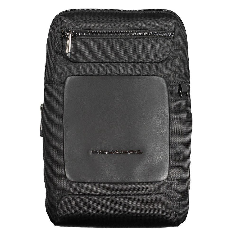 Piquadro Nero Econyl Men Shoulder Bag | Regal Royce
