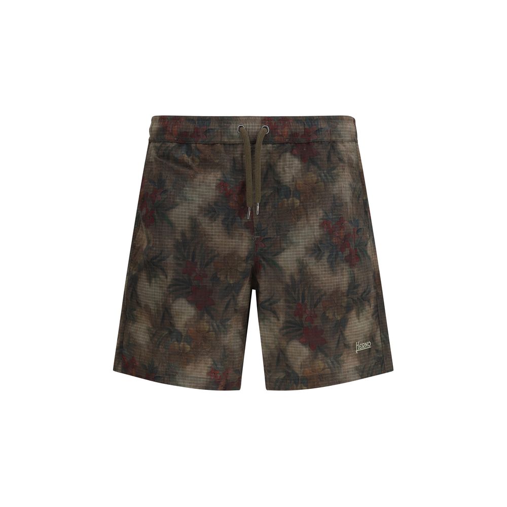 Herno Multicolor Polyamide Swim Shorts | Regal Royce