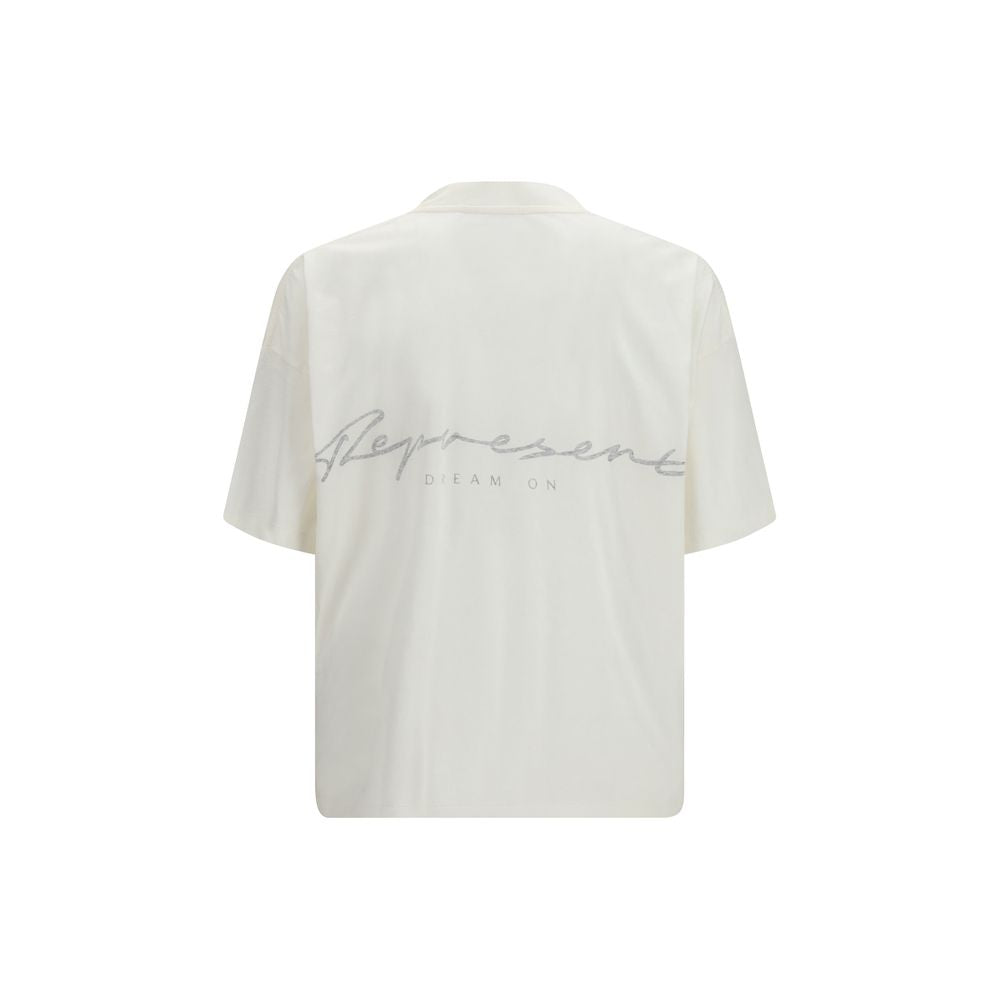 Represent White Cotton T-Shirt | Regal Royce