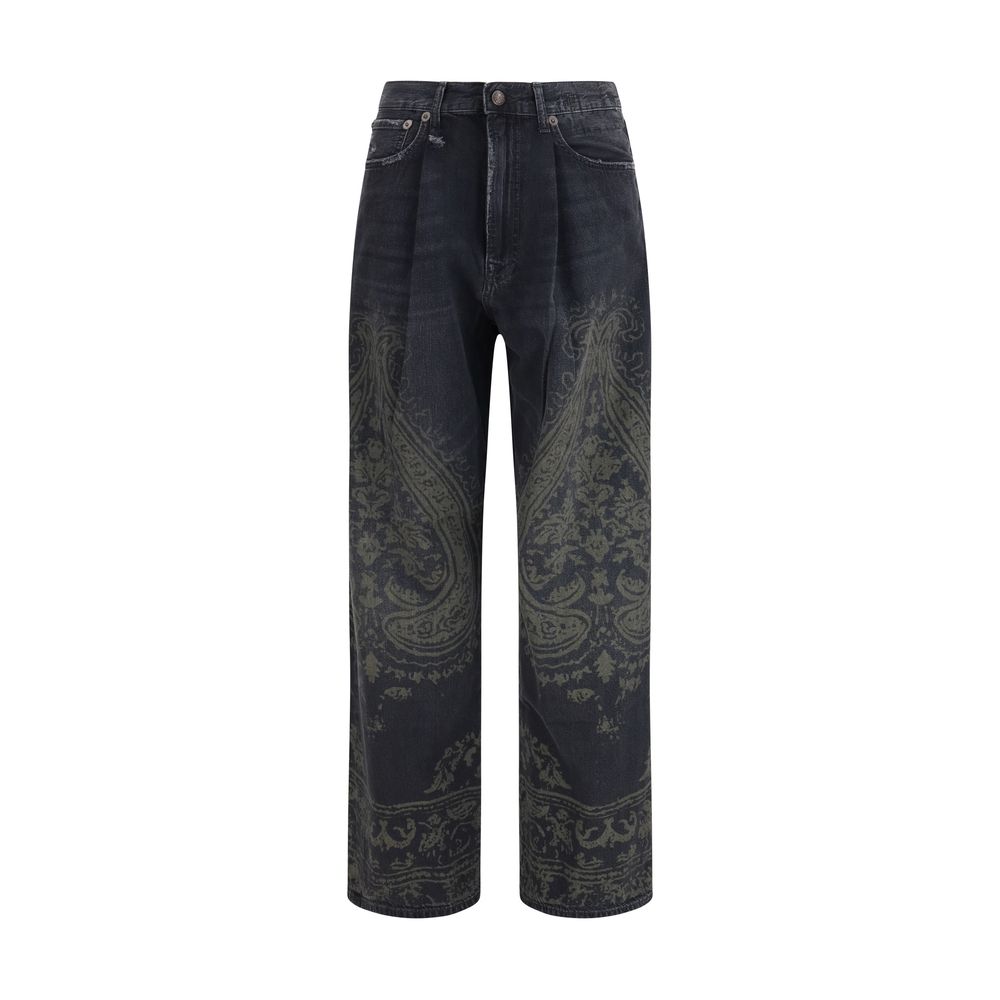 R13 Black Cotton Jeans Denim | Regal Royce