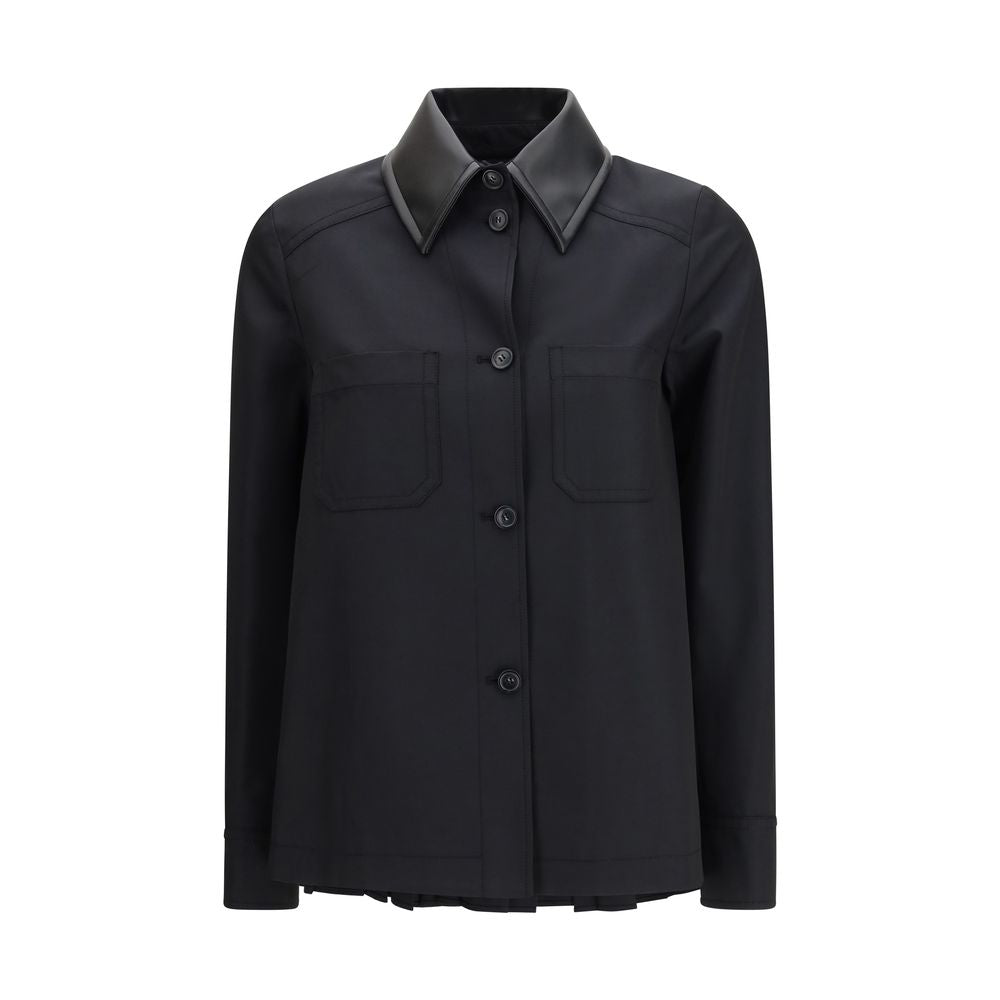 Max Mara Black Polyester Pattern Shirt | Regal Royce