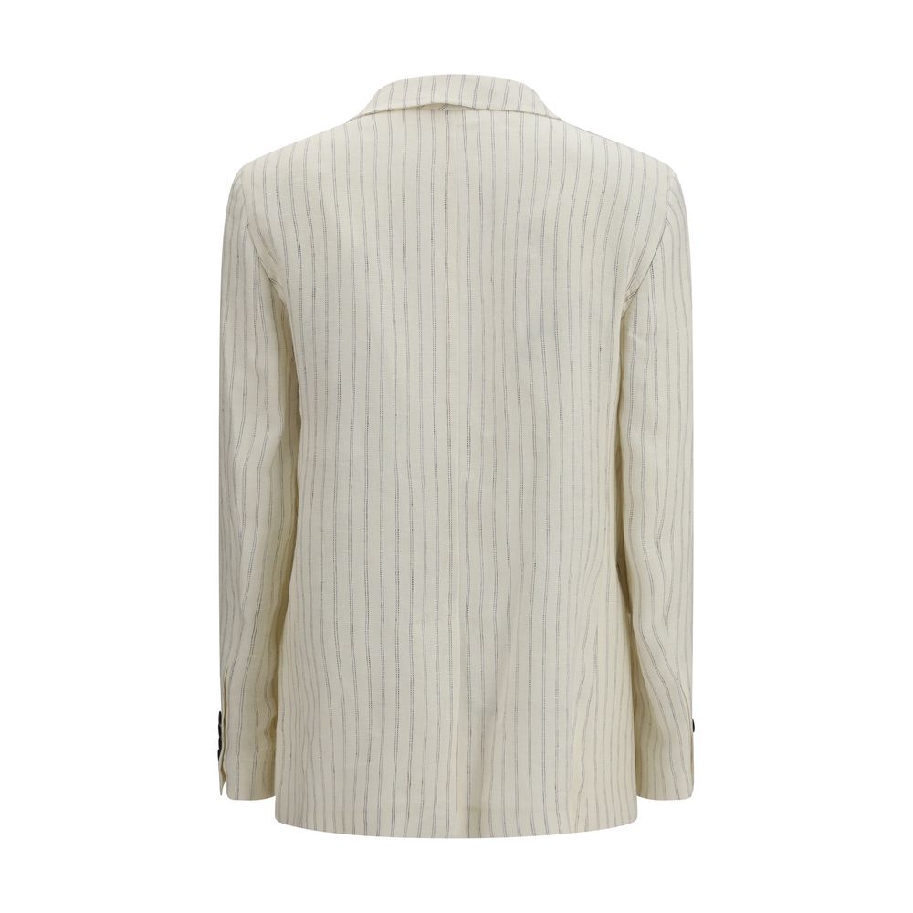 Max Mara Beige Linen Blazer | Regal Royce