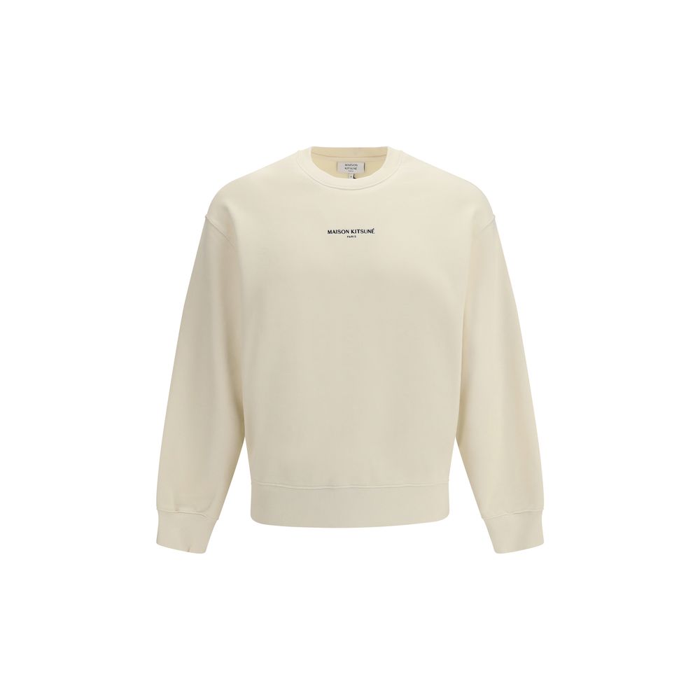 Maison Kitsuné Beige Cotton Sweatshirt | Regal Royce