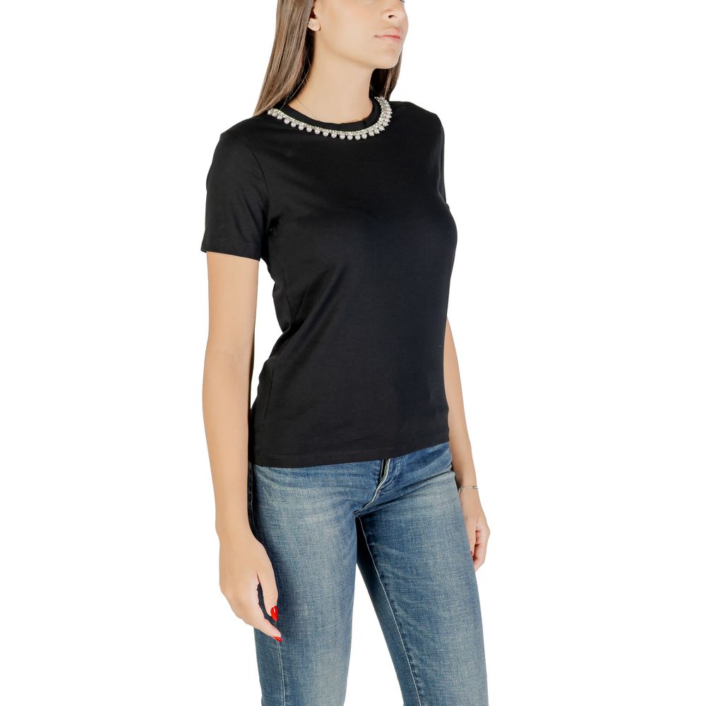 Only Black Cotton T-Shirt | Regal Royce