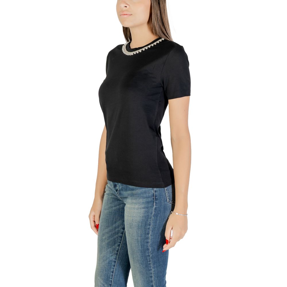 Only Black Cotton T-Shirt | Regal Royce