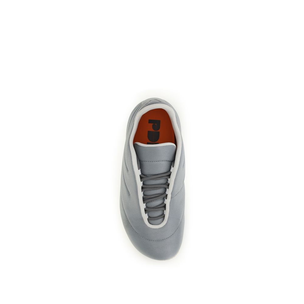PDF Channel Gray Polyester Sneakers | Regal Royce