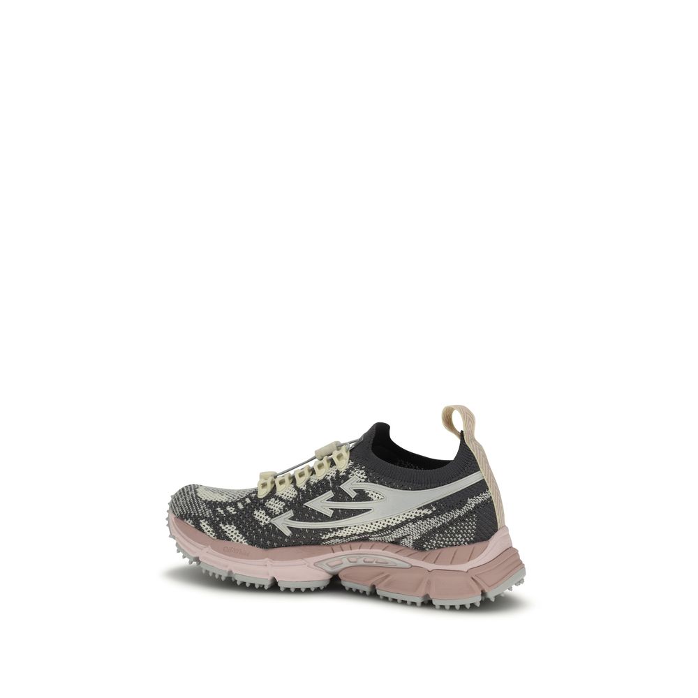 Off-White Multicolor Polyethylene Athletic Sneakers | Regal Royce
