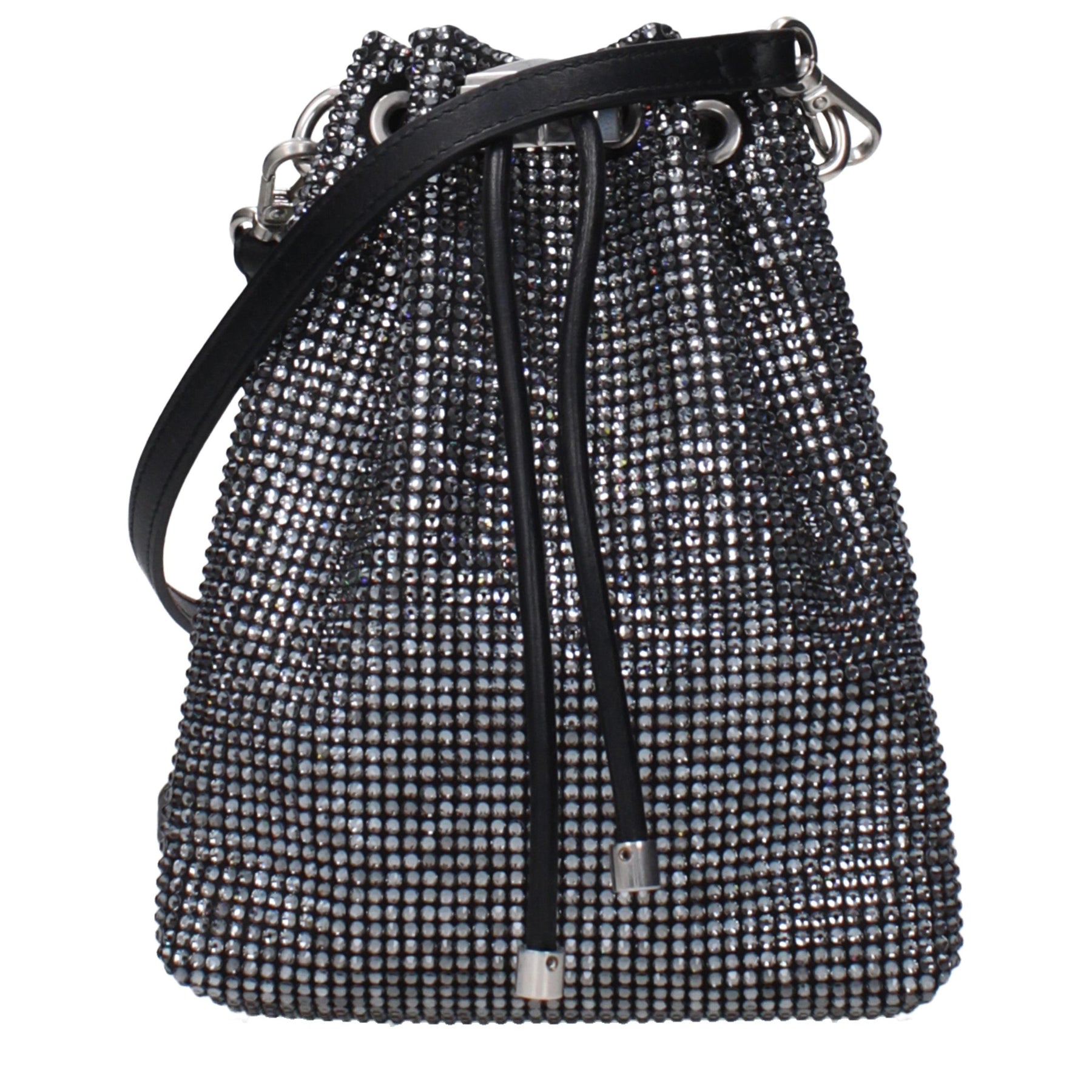 Jimmy Choo Black Satin Crossbody Bag | Regal Royce