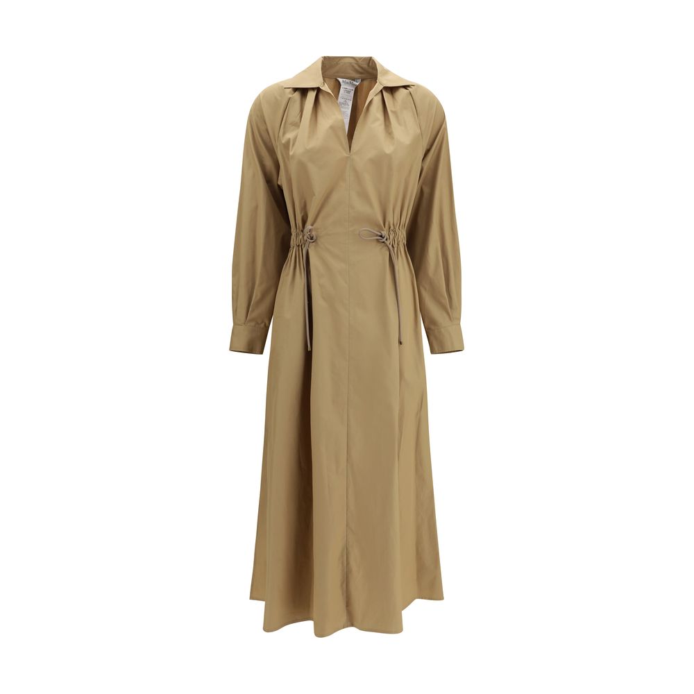 Max Mara Beige Cotton Casual Dress | Regal Royce