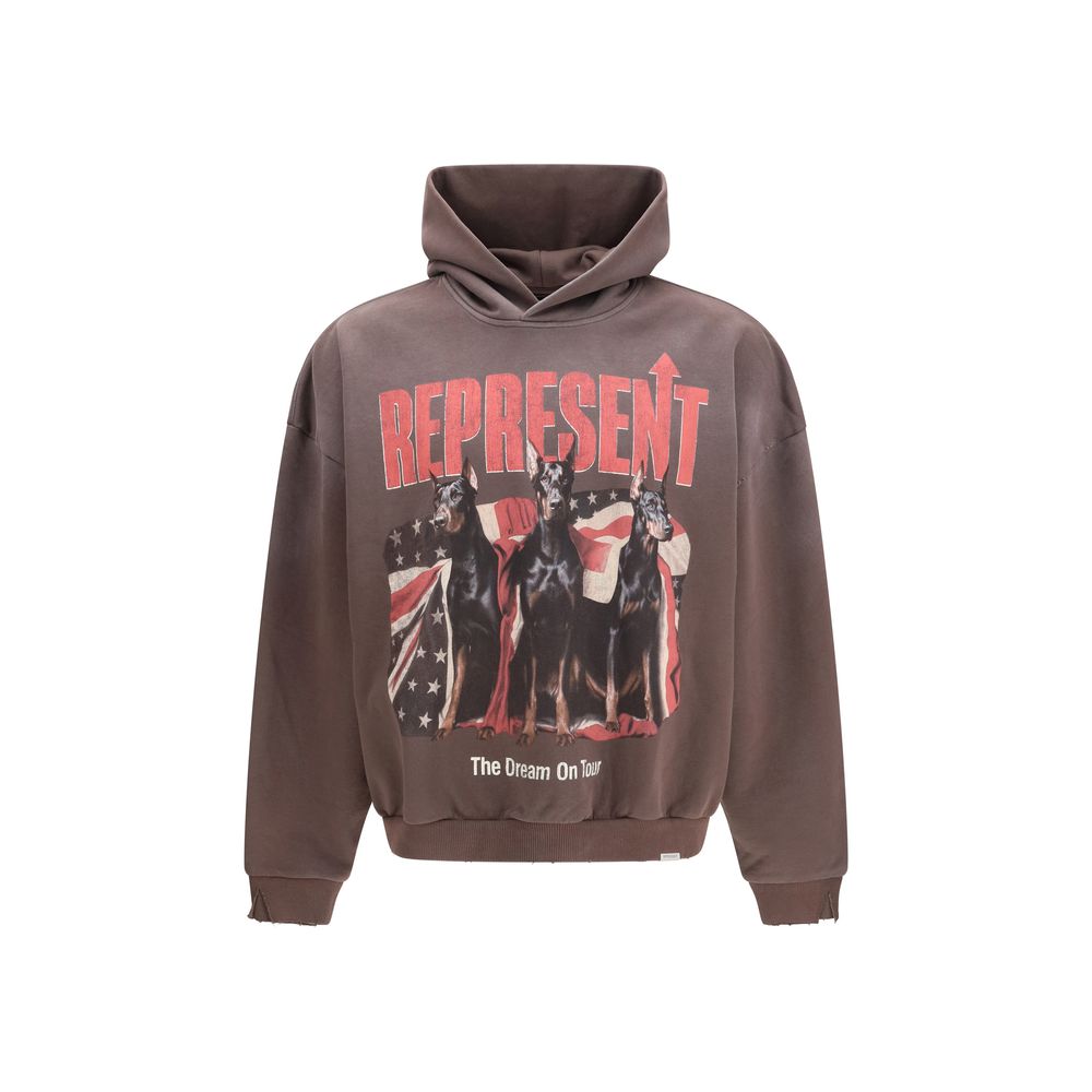 Represent Brown Cotton Sweatshirt | Regal Royce