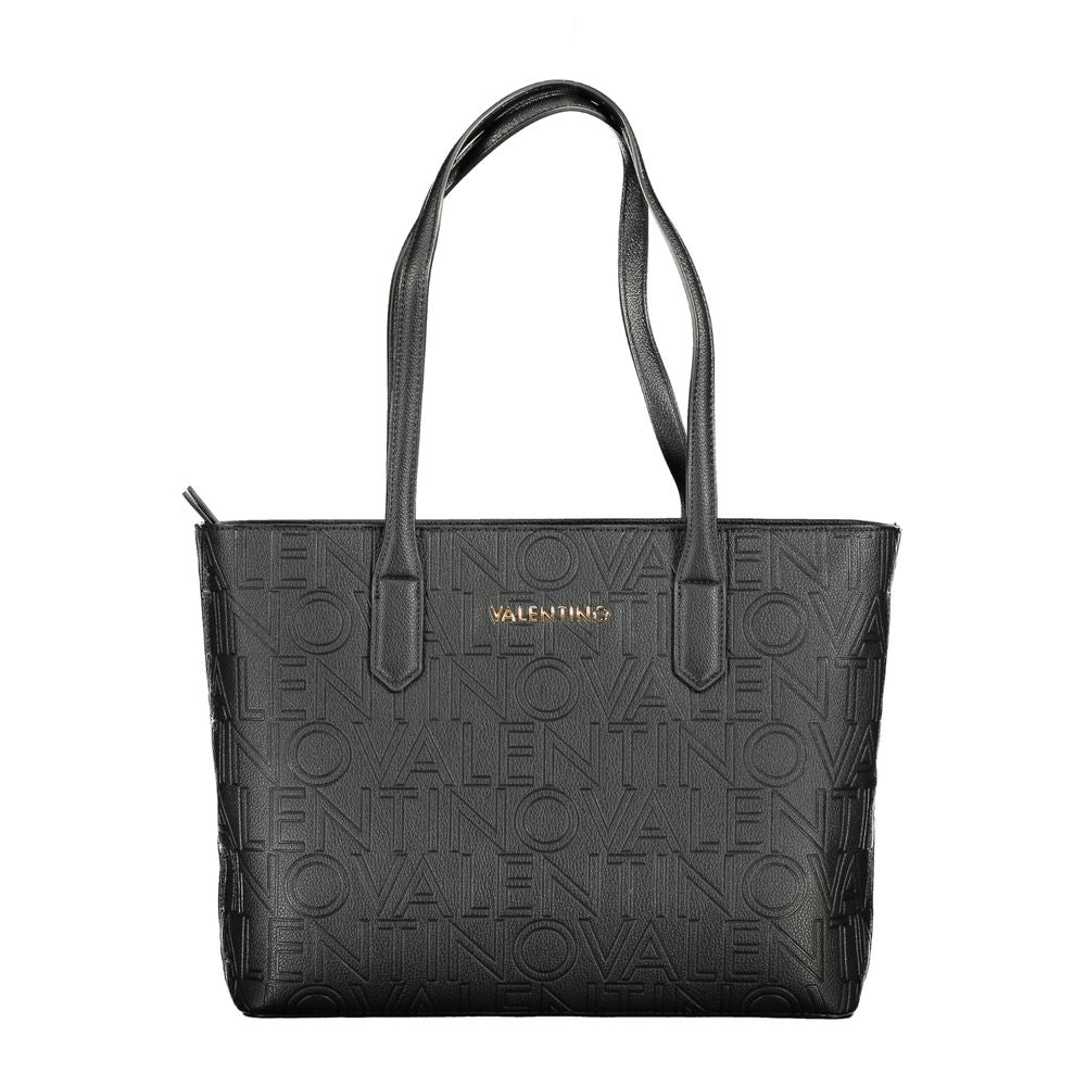 Mario Valentino Black Polyurethane Women's Bag | Regal Royce
