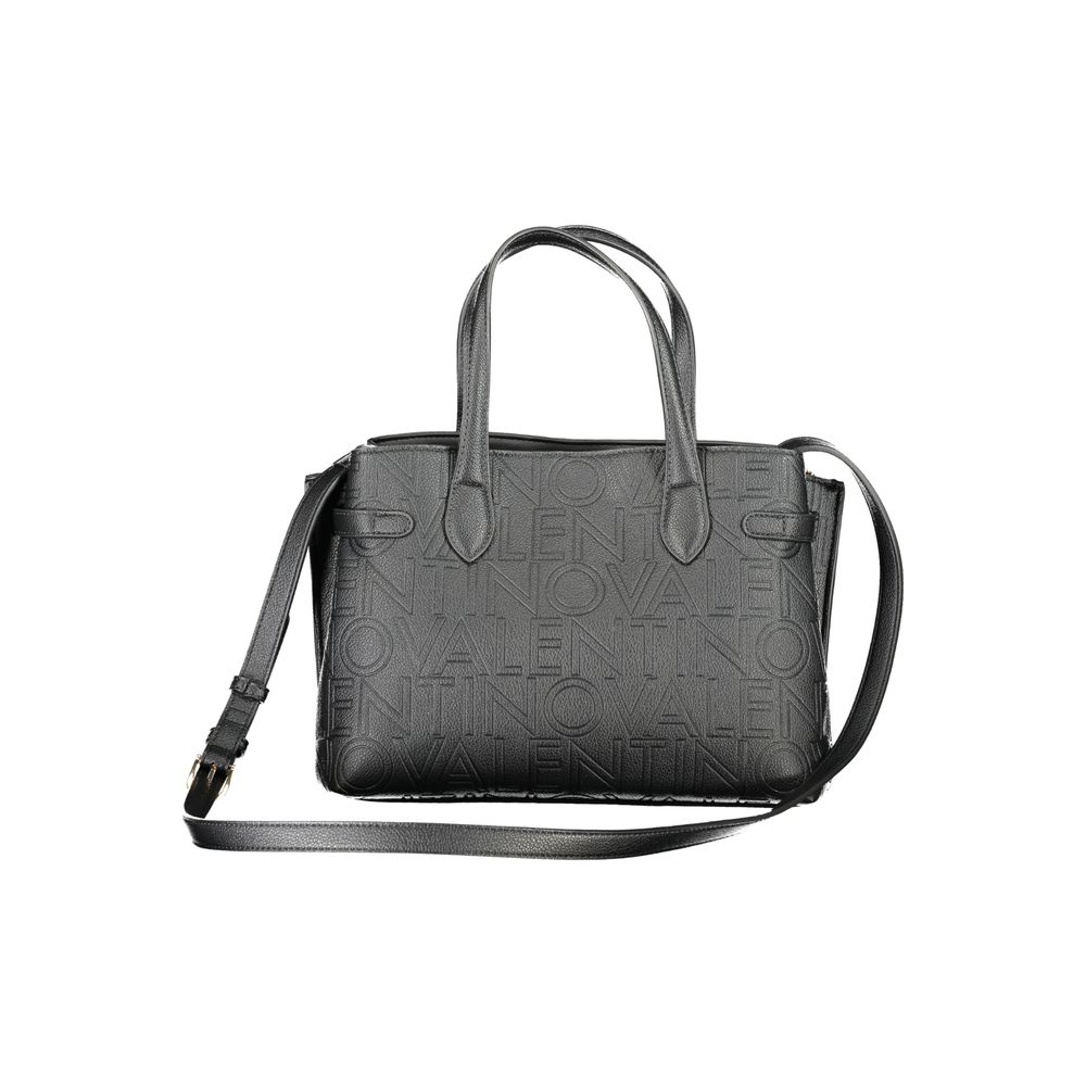 Mario Valentino Black Polyurethane Women's Bag | Regal Royce
