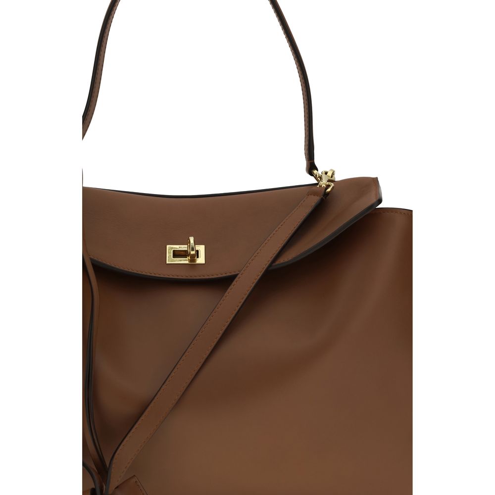 Balenciaga Brown Calf Leather Bos Taurus Shoulder Bag | Regal Royce