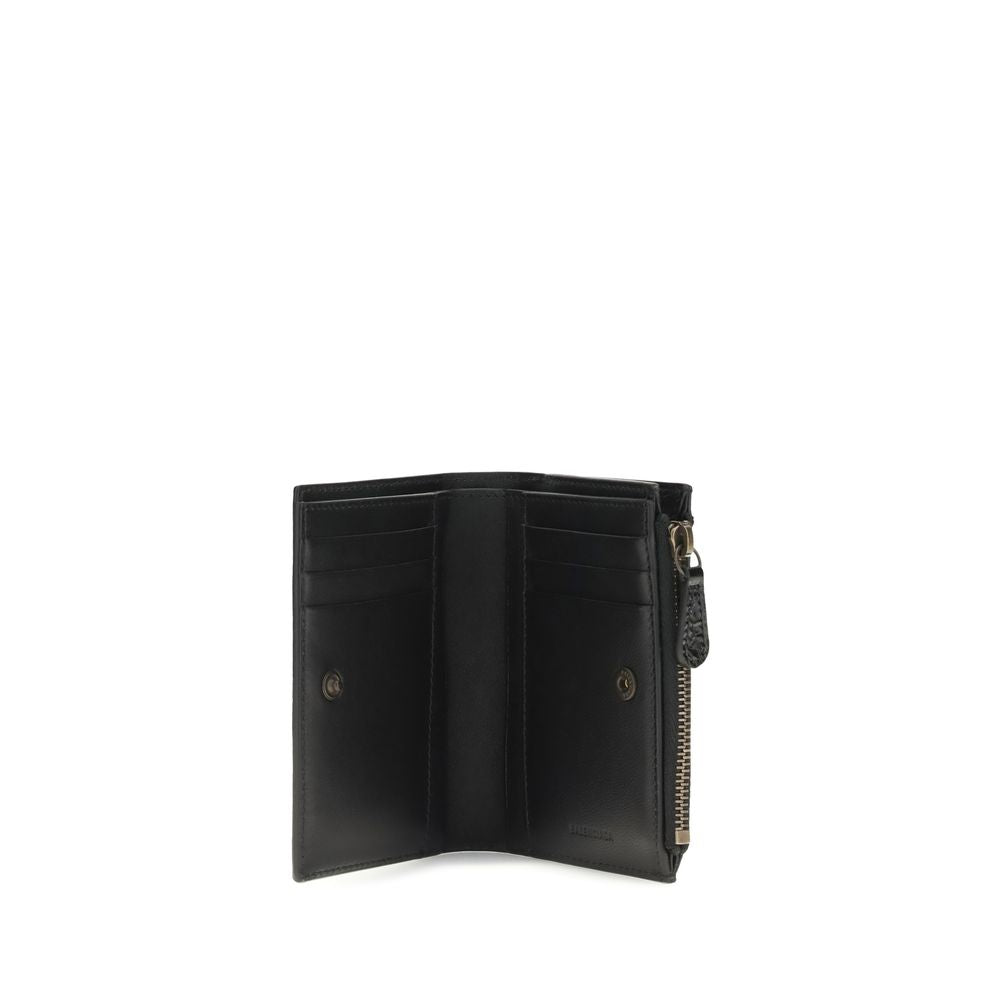 Balenciaga Black Lamb Ovis Aries Aries Wallet | Regal Royce