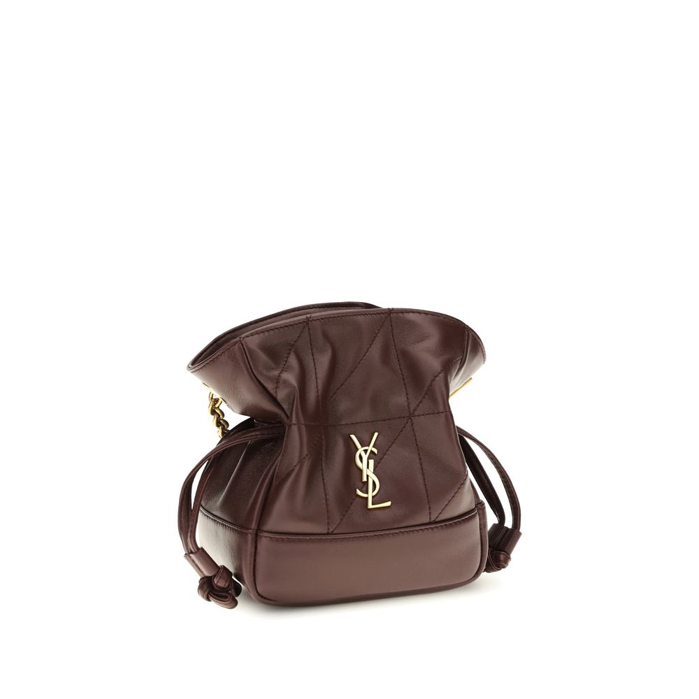 Saint Laurent Bordeaux Lamb Ovis Aries Aries Clutch Bag | Regal Royce