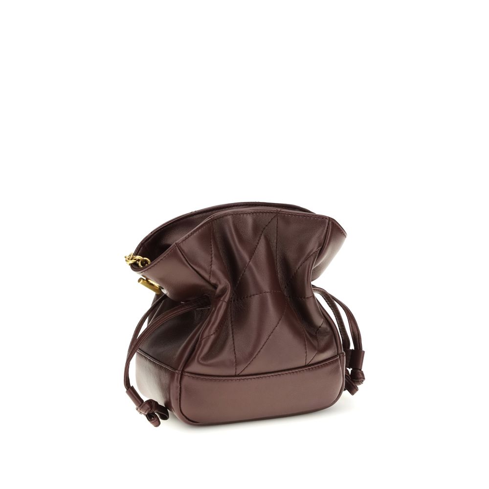 Saint Laurent Bordeaux Lamb Ovis Aries Aries Clutch Bag | Regal Royce