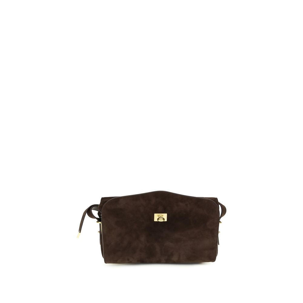 Balenciaga Brown Calf Leather Bos Taurus Shoulder Bag | Regal Royce