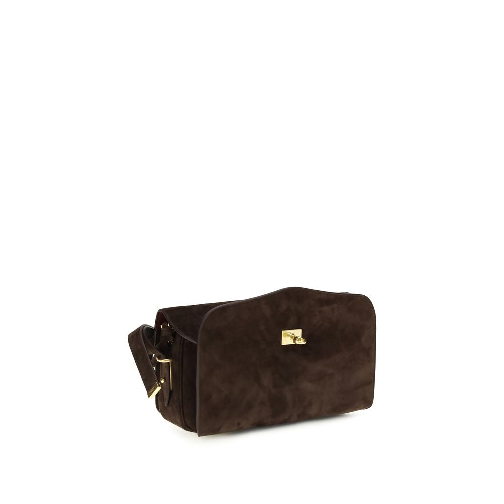 Balenciaga Brown Calf Leather Bos Taurus Shoulder Bag | Regal Royce