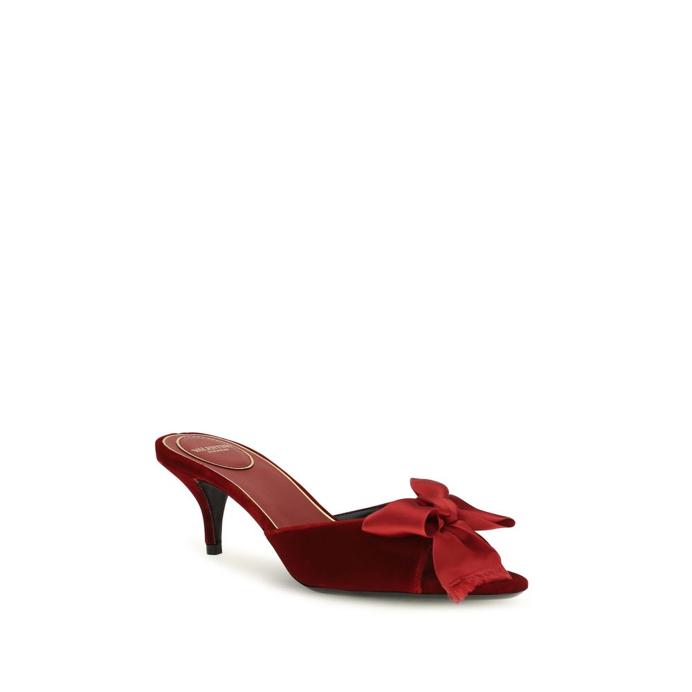 Valentino Garavani Multicolor Calf Leather Bos Taurus Flat Sandals | Regal Royce