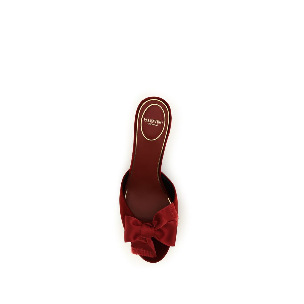 Valentino Garavani Multicolor Calf Leather Bos Taurus Flat Sandals | Regal Royce