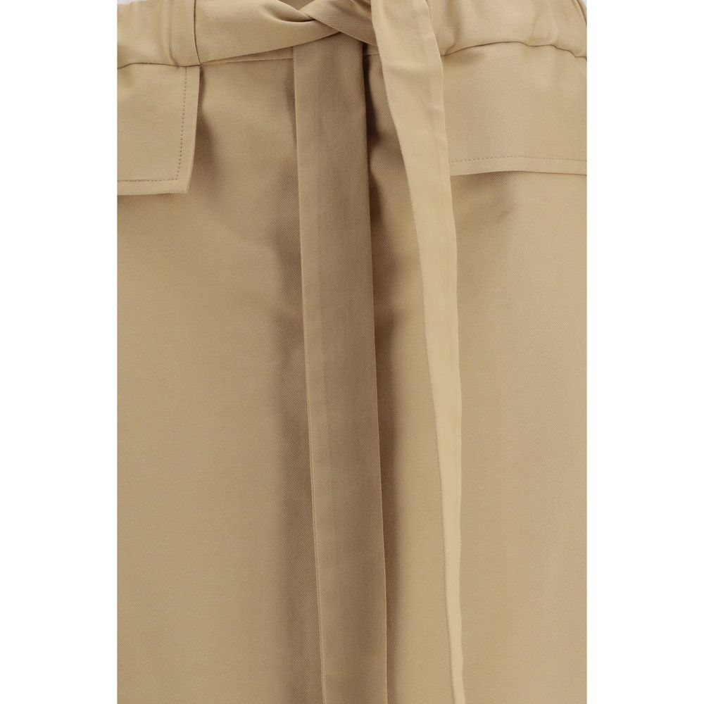 Fabiana Filippi Beige Cotton Midi Skirt | Regal Royce