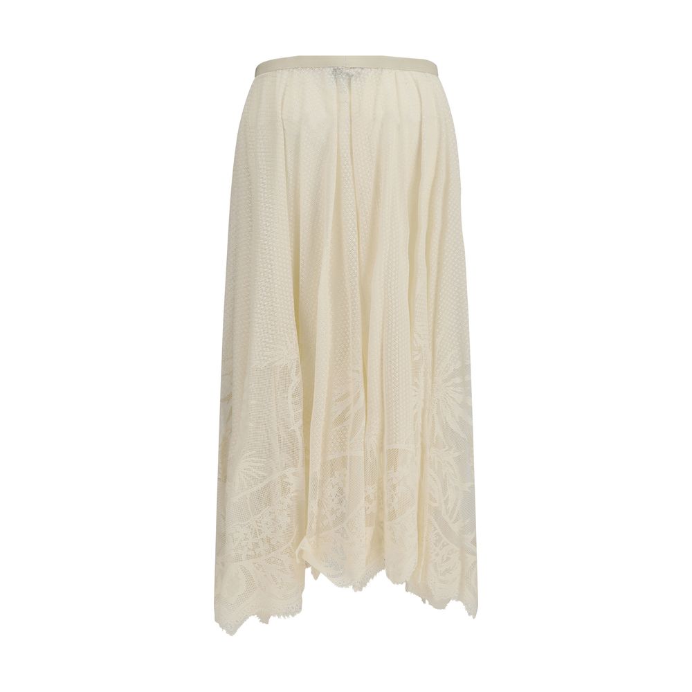 Fabiana Filippi Beige Cotton Long Skirt | Regal Royce