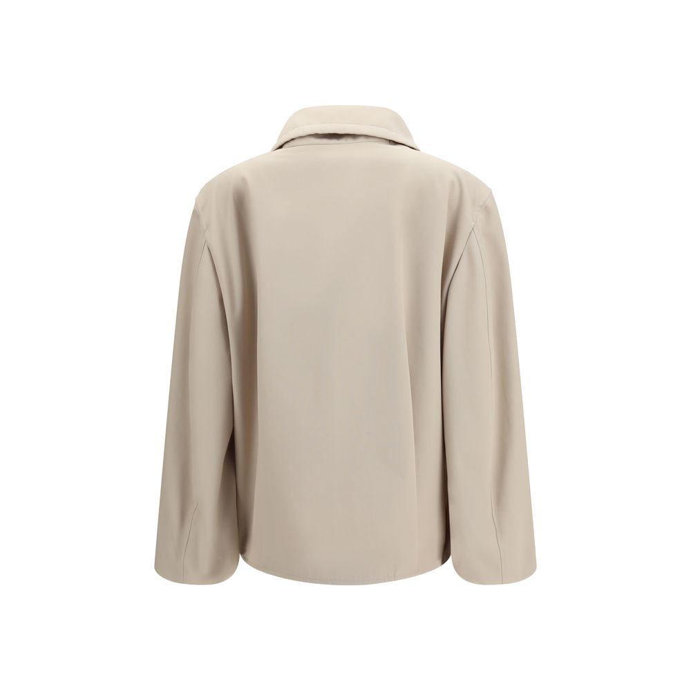 Lardini Beige Polyester Full-Length Jacket | Regal Royce