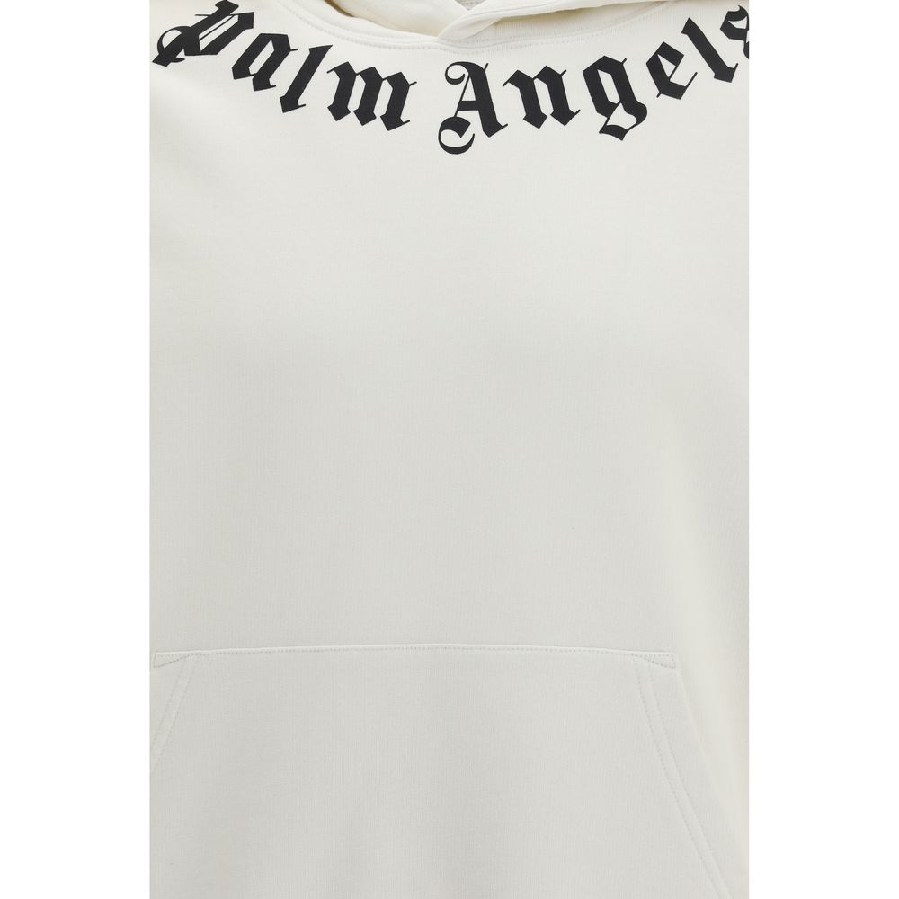 Palm Angels White Cotton Sweatshirt | Regal Royce