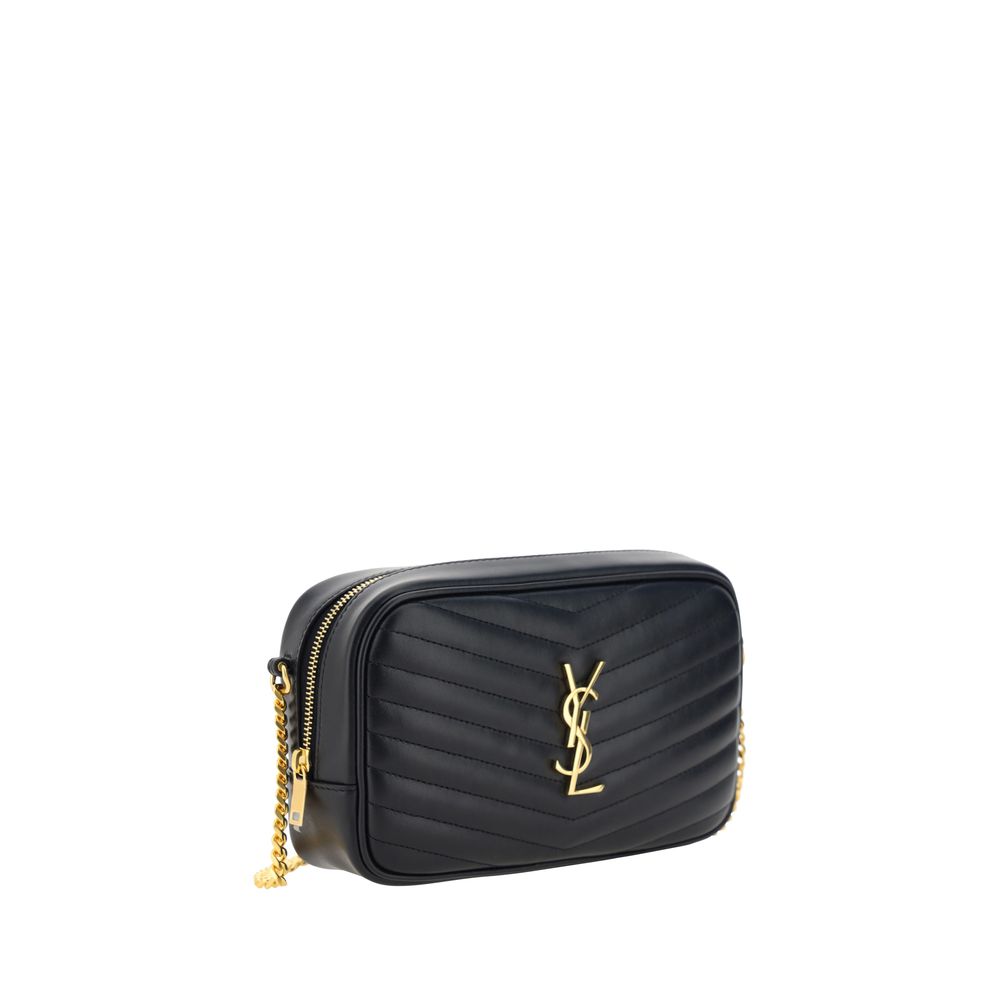 Saint Laurent Black Calf Leather Bos Taurus Shoulder Bag | Regal Royce
