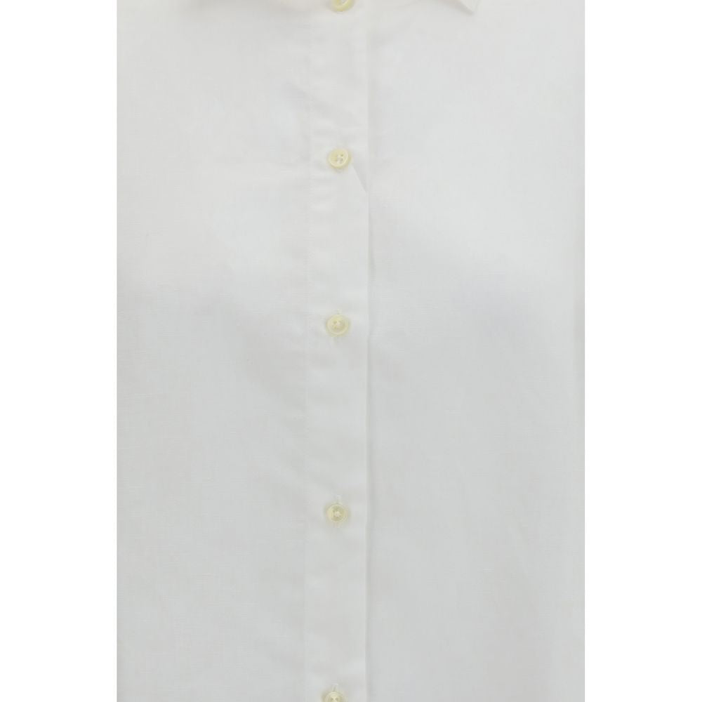 Deperlu White Linen Shirt | Regal Royce