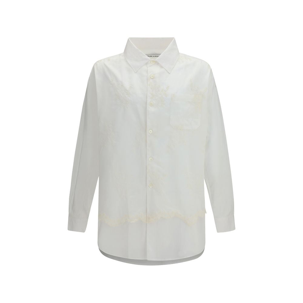 Our Legacy White Cotton Pattern Shirt | Regal Royce