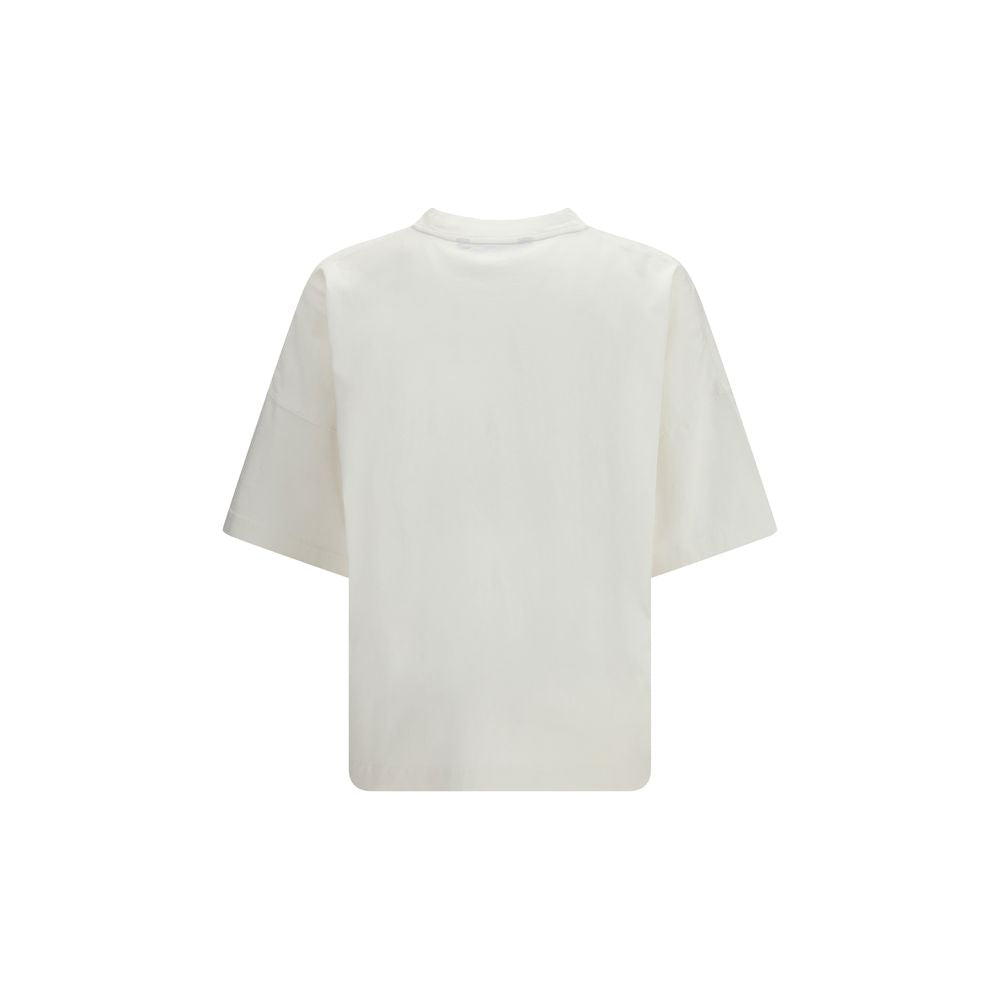 Palm Angels White Cotton T-Shirt | Regal Royce