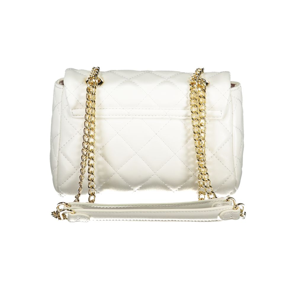 Mario Valentino White Polyurethane Women's Bag | Regal Royce