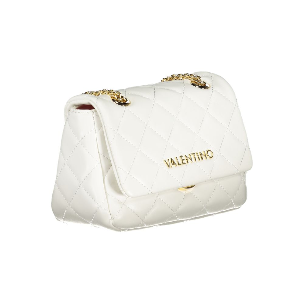Mario Valentino White Polyurethane Women's Bag | Regal Royce