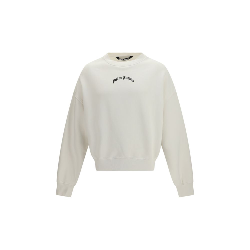 Palm Angels Beige Cotton Sweatshirt | Regal Royce