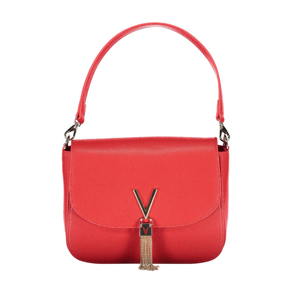 Mario Valentino Rosso Polyurethane Women's Bag with Removable Handles | Regal Royce