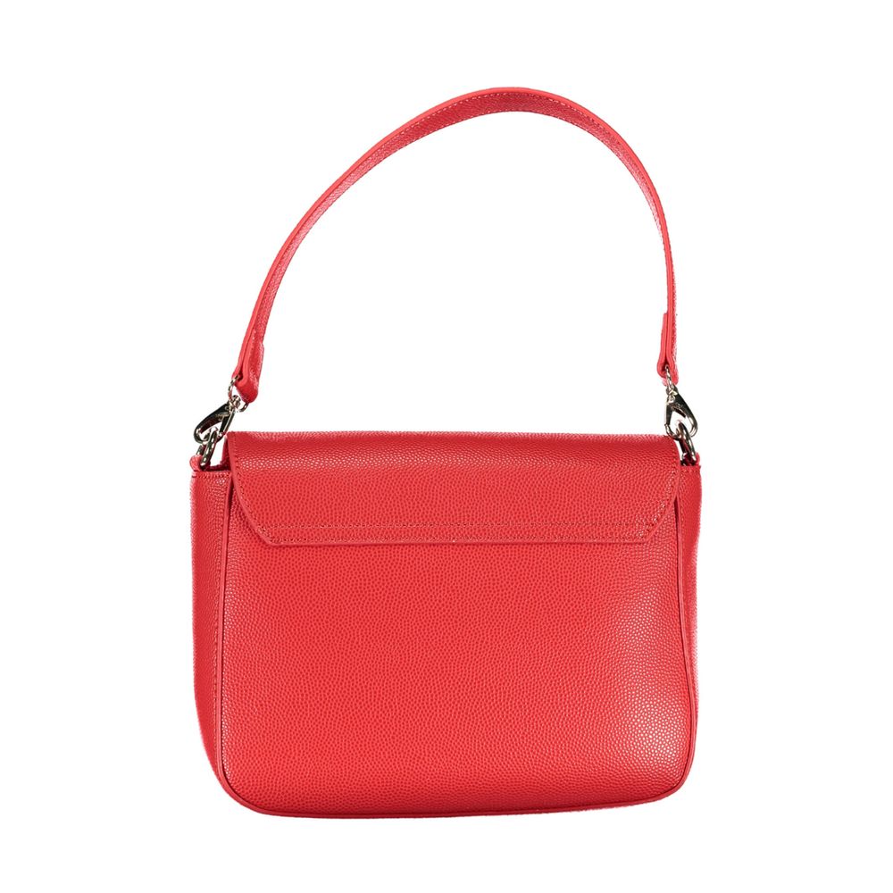 Mario Valentino Rosso Polyurethane Women's Bag with Removable Handles | Regal Royce