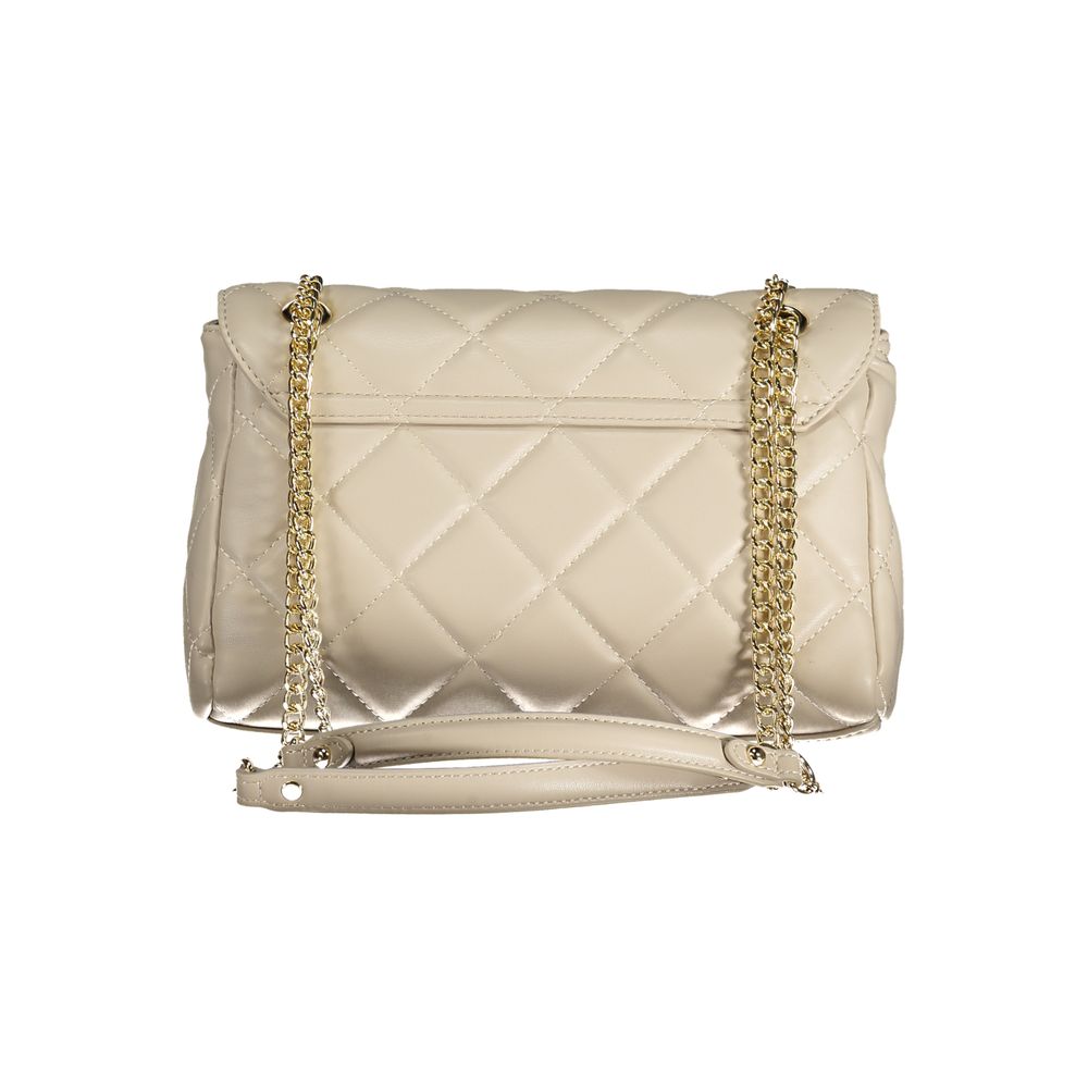 Mario Valentino Beige Polyurethane Women's Bag | Regal Royce