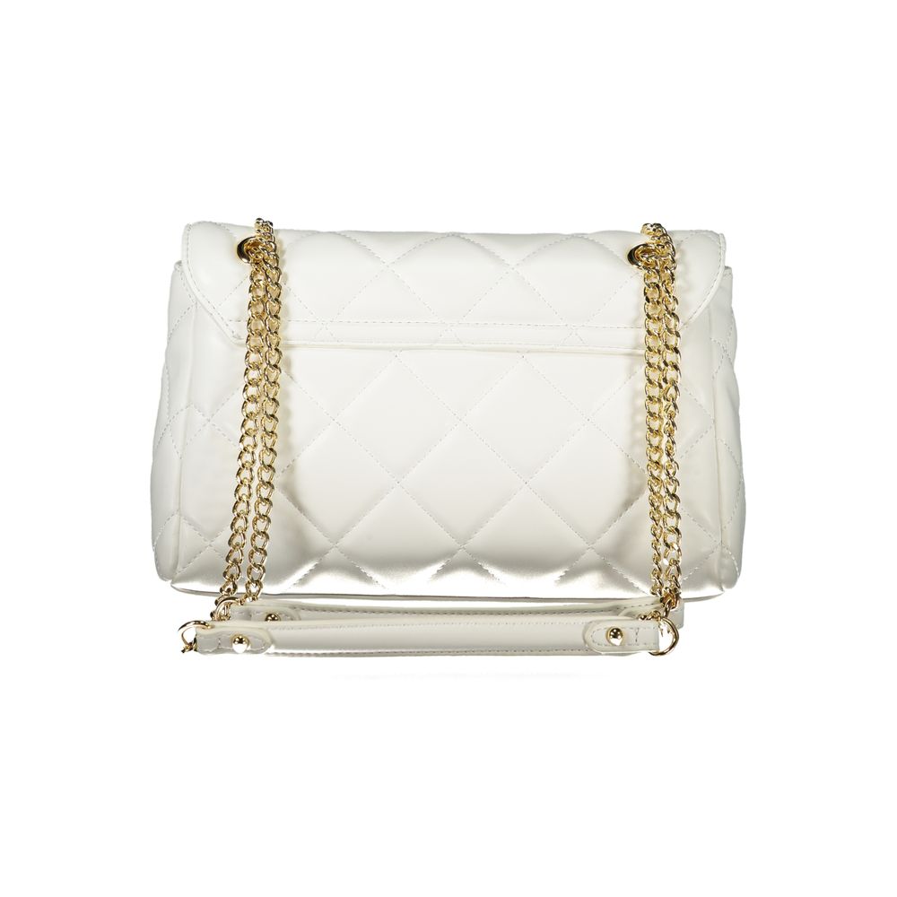 Mario Valentino White Polyurethane Womens Bag | Regal Royce
