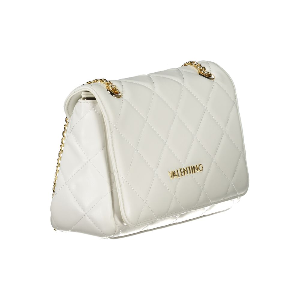 Mario Valentino White Polyurethane Womens Bag | Regal Royce