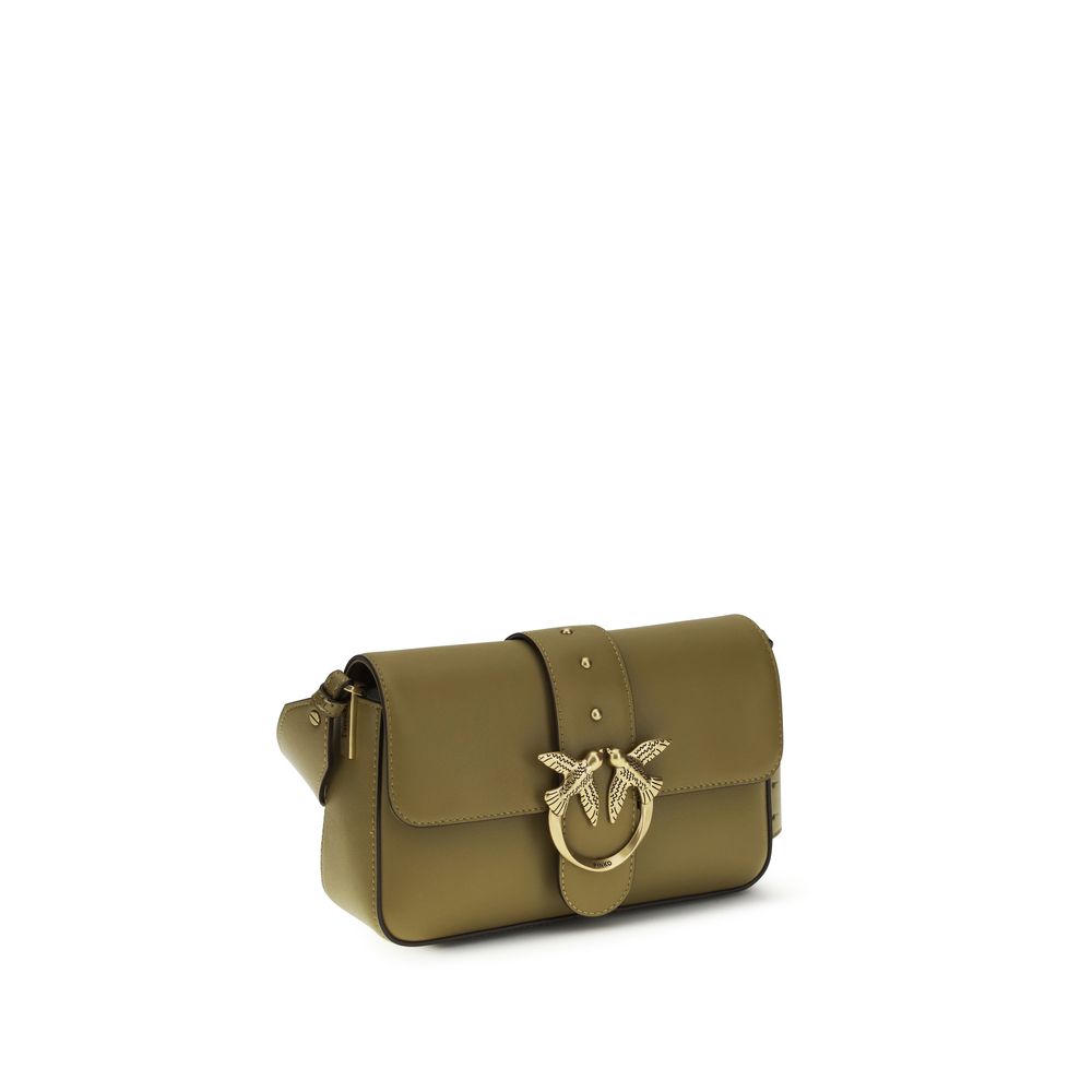 PINKO Bicolor Calf Leather Bos Taurus Shoulder Bag | Regal Royce