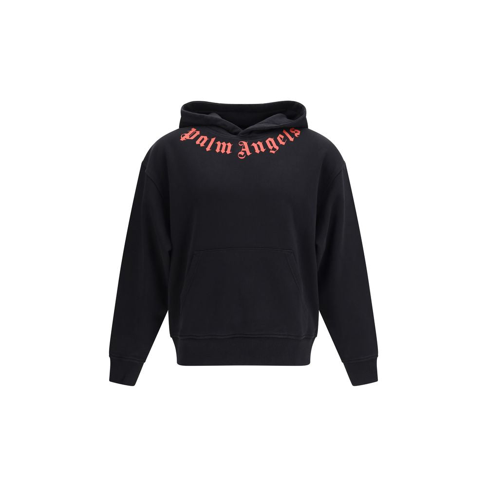Palm Angels Black Cotton Sweatshirt | Regal Royce