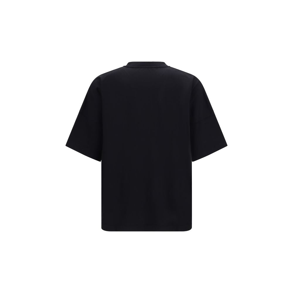 Palm Angels Black Cotton T-Shirt | Regal Royce