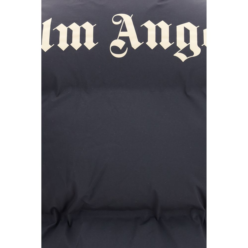 Palm Angels Black Polyamide Sleeveless Jacket | Regal Royce