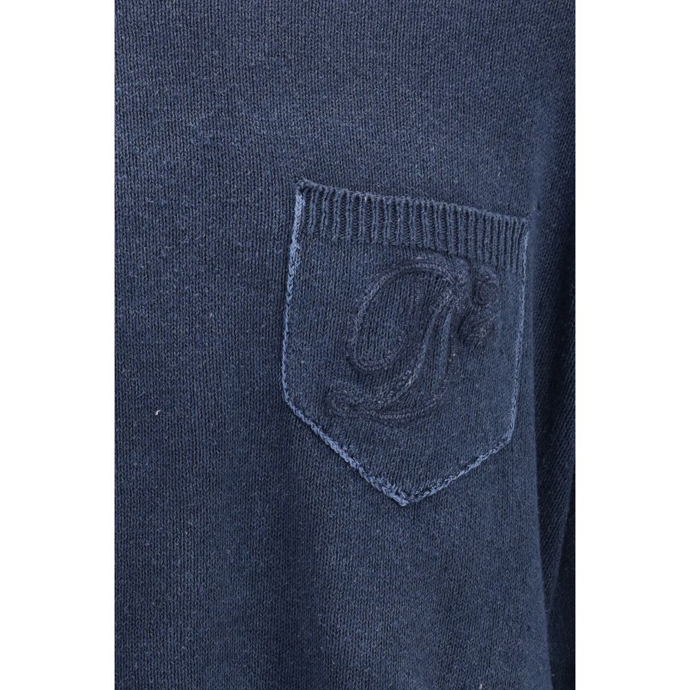 Dsquared² Blue Polyester Sweatshirt | Regal Royce
