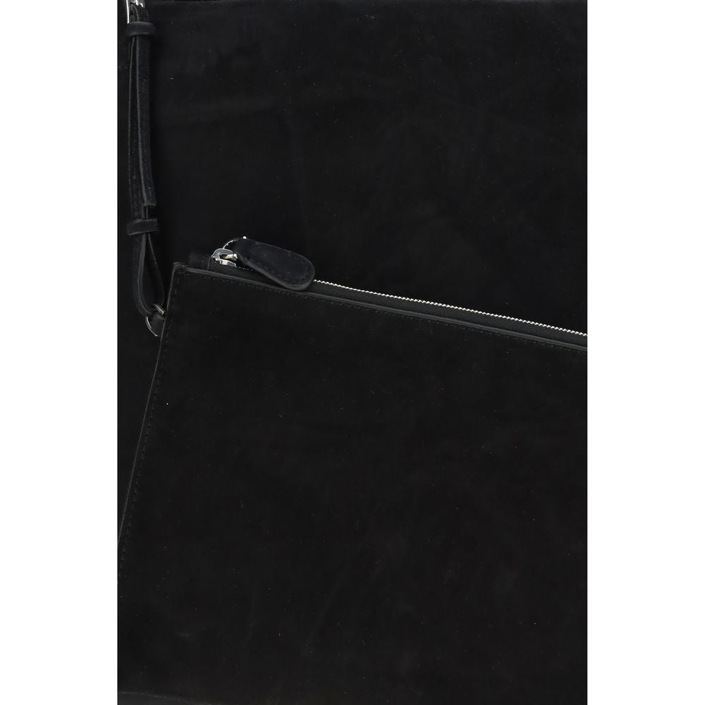 The Row Black Lamb Ovis Aries Aries Shoulder Bag | Regal Royce
