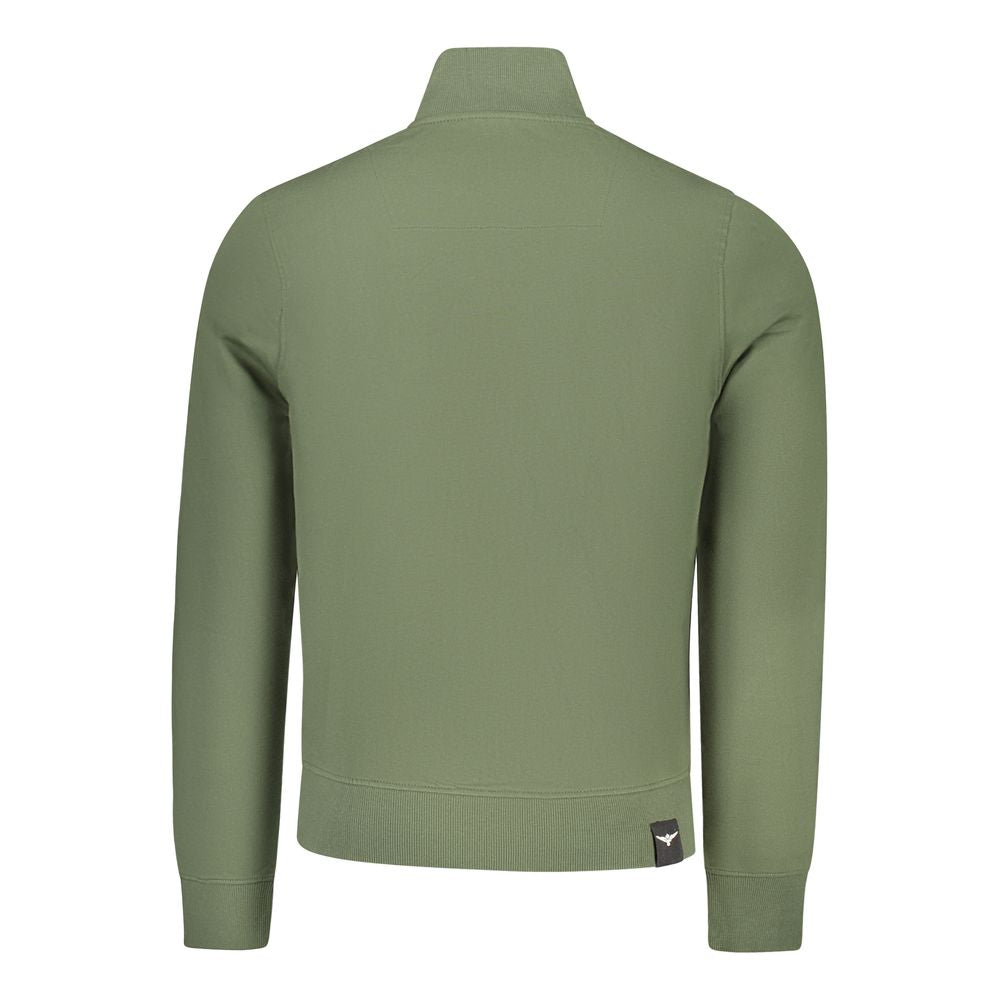 Accademia Militare Verde Cotton Men Sweatshirt | Regal Royce