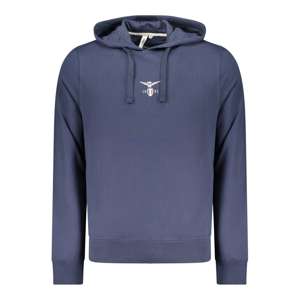 Accademia Militare Blue Cotton Men's Hoodie | Regal Royce