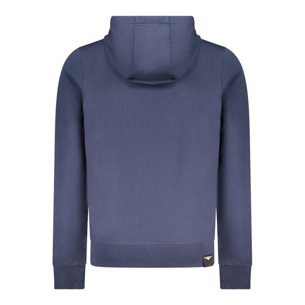 Accademia Militare Blue Cotton Men's Hoodie | Regal Royce