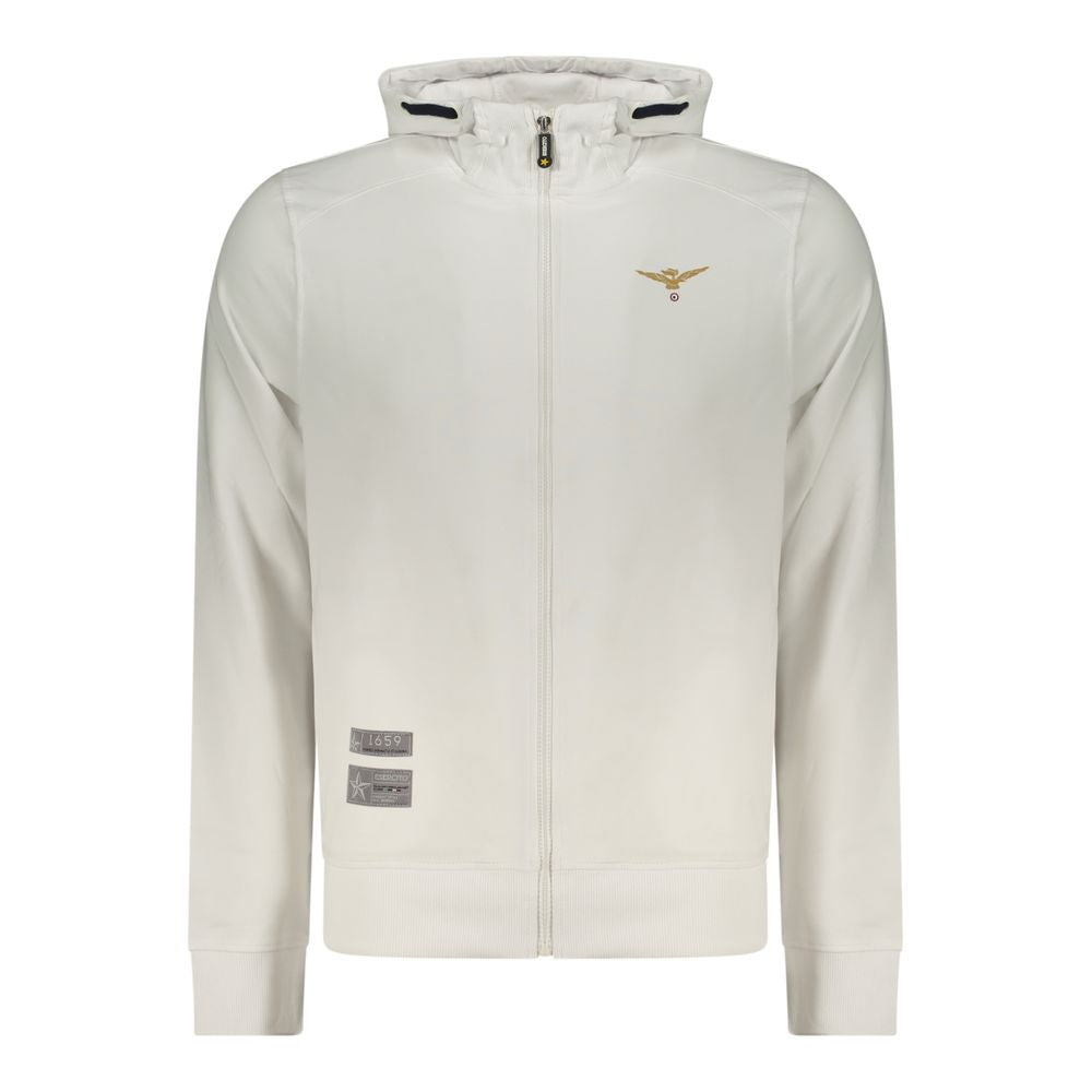Accademia Militare White Cotton Men's Hoodie | Regal Royce